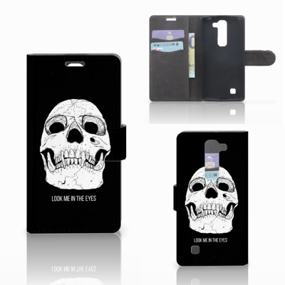 Telefoonhoesje met Naam LG Magna | G4C Skull Eyes