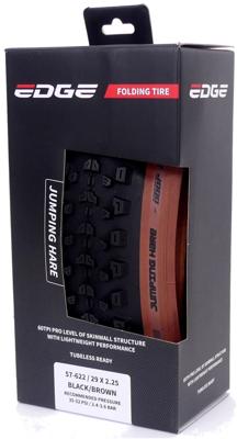 Edge vouwband jumping hare 29 x 2.25" / 57-622 zwart/bruin Edge vouwband jumping hare 29 x 2.25" / 57-622 zwart/bruin