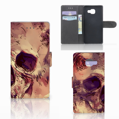 Telefoonhoesje met Naam Samsung Galaxy A5 2016 Skullhead Telefoonhoesje met Naam Samsung Galaxy A5 2016 Skullhead