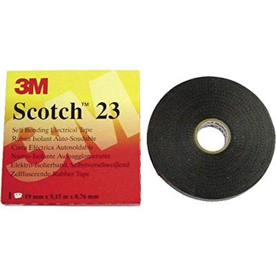 3M Scotch 23 SCOTCH23-19X9.15 Reparatietape Scotch 23 Zwart (l x b) 9.15 m x 19 mm 1 stuk(s) 3M Scotch 23 SCOTCH23-19X9.15 Reparatietape Scotch 23 Zwart (l x b) 9.15 m x 19 mm 1 stuk(s)