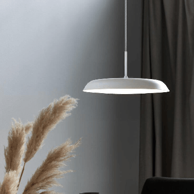 Hanglamp &apos;Piso&apos; Nordlux modern grijs 22W led lamp (dim to warm) 36 cm