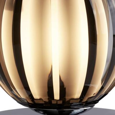 Searchlight TafellampClaw 14cm chroom met smoke glas - EU1811SM