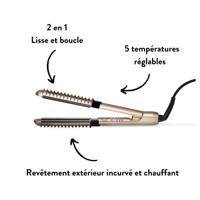 SAINT ALGUE Demeliss XCURLER 3965 - Professionele stijltang - Heat Back - Keramiek - 56 W - Goud - thumbnail