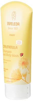 2-in-1 Gel en Shampoo Weleda Baby 200 ml Calendula
