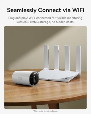 Baseus B1 Outdoor 2K S0SV002130 IP Bewakingscamera WiFi