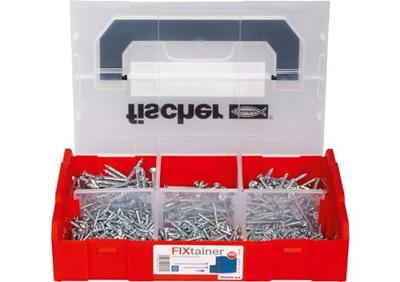 Fischer 562928 FixTainer PowerFast II TX Spaanplaatschroeven assortiment Staal Galvanisch verzinkt 1 set(s)