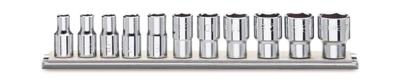 Beta 11-delige set dopsleutels twaalfkant (art. 910AS) met support 920AS/SB11 - 009200225