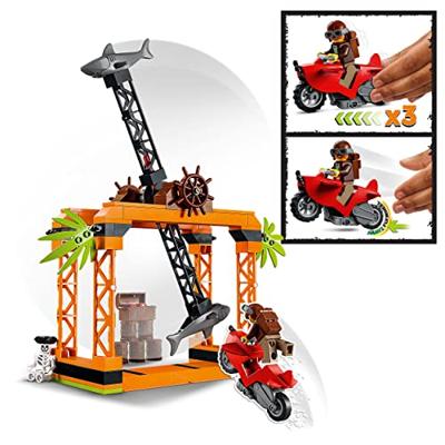 Lego city de haaiaanval stunt set de uitdaging 60342