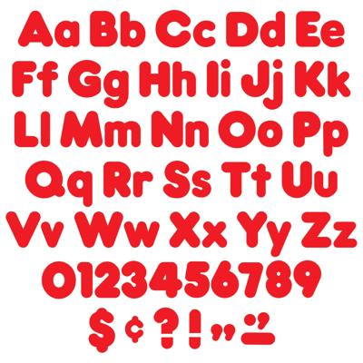 Trend Ready Letters Letter & Nummer, Rood