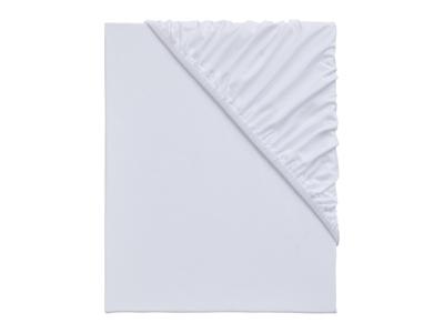 Emma Jersey hoeslaken 90-100 x 200 cm (Wit)