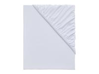 Emma Jersey hoeslaken 90-100 x 200 cm (Wit) - thumbnail