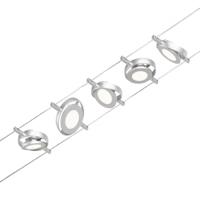 Paulmann RoundMac 94414 Kabelsysteem compleet LED vast ingebouwd LED Chroom (mat) - thumbnail