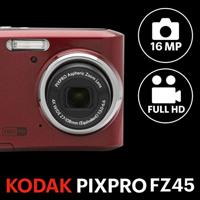 Kodak Pixpro FZ45 Friendly Zoom Digitale camera 16 Mpix Zoom optisch: 4 x Rood Full-HD video-opname, HDR video, Geïntegreerde accu - thumbnail
