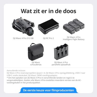 DJI Mavic 4 Pro 512GB Creator Combo + RC Pro 2