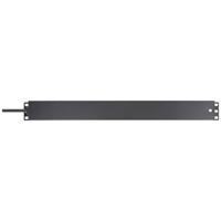 Sygonix SY-5799004 Stekkerdoos 19 inch 9-voudig Zwart Randaarde stekker 1 stuk(s) - thumbnail