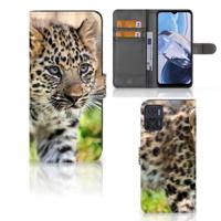 Motorola Moto E22 | E22i | Telefoonhoesje | Met pasjeshouder | Baby Luipaard - thumbnail