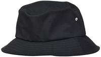 Flexfit FX5003N Nylon Bucket Hat - Black - One Size - thumbnail