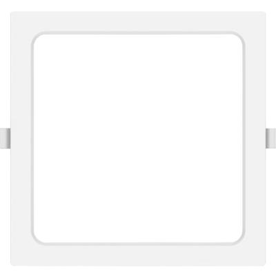 LED Downlight Vierkant 20W - Koud Wit 6500K - Mat Wit Kunststof - 224mm