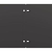 Gazonranden 10 st 20x103 cm koudgewalst staal zwart - thumbnail