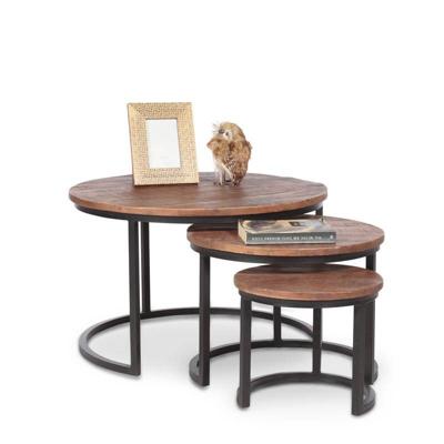 Ronde Salontafel (set van 3) Nashville | Hout | Mangohout | Bruin Ronde Salontafel (set van 3) Nashville | Hout | Mangohout | Bruin