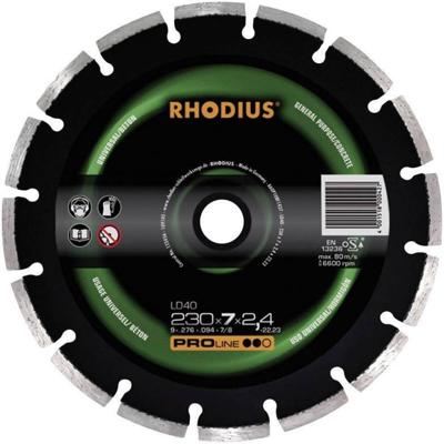 Rhodius LD40 PROline ll Slijpschijf Gesegmenteerd 125x10x2,2x22,23 Rhodius LD40 PROline ll Slijpschijf Gesegmenteerd 125x10x2,2x22,23