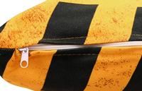 Jurassic Park Cushion Caution Yellow Logo 40 x 40 cm - thumbnail