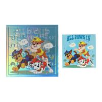 Paw Patrol Legpuzzel kaart kaart en envelop - thumbnail