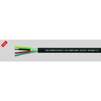 HELU HELUTHERM® 145 Multi Hogetemperatuurkabel 2 x 1 mm² Zwart 53432-1000 1000 m