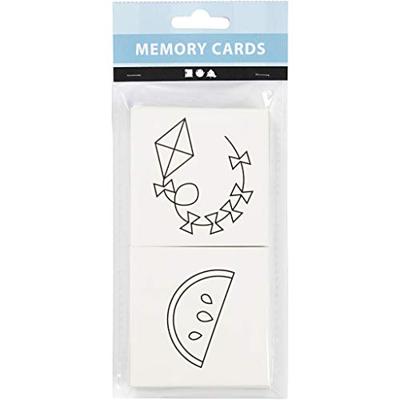 Creativ Company Https://www.cchobby.nl/memory-kaarten-afm-7x7-cm-400-gr-wit-1-set