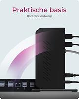 ICY BOX IB-DK2252AC notebook dock & poortreplicator Bedraad USB 3.2 Gen 1 (3.1 Gen 1) Type-C Zwart - thumbnail