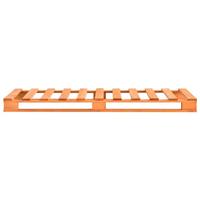 Bedframe pallet massief grenenhout bruin 90x200 cm - thumbnail