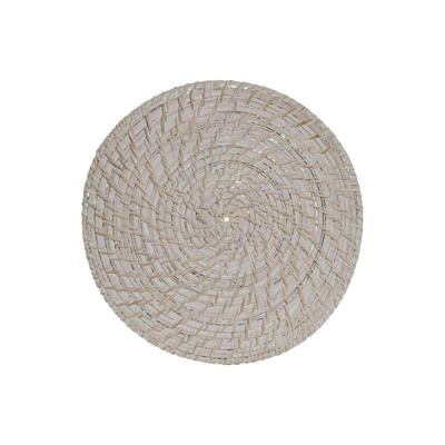 Placemat Home ESPRIT Wit Natuurlijk Bamboe Rotan 34 x 34 x 1,5 cm