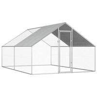 Kippenhok 2,75x4x1,92 m gegalvaniseerd staal - thumbnail