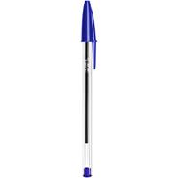 100x Bic Cristal balpen blauw medium - thumbnail