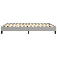 Boxspringframe stof lichtgrijs 140x200 cm - thumbnail