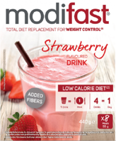 Modifast Intensive Strawberry Flav.milkshake 8x55g - thumbnail