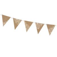 Slinger vlaggen kraft met bloemen - thumbnail