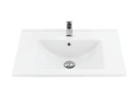 Sanicare Q7 keramische wastafel 65x45cm wit - thumbnail