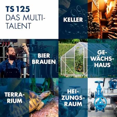 H-Tronic TS125 Version 3 Temperatuurschakelaar 125 - -55 °C H-Tronic TS125 Version 3 Temperatuurschakelaar 125 - -55 °C