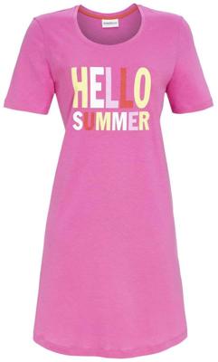 Roze nachthemd zomer katoen