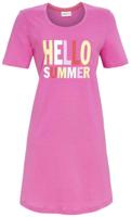 Roze nachthemd zomer katoen - thumbnail