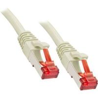 Stevige UTP-netwerkkabel categorie 6 LINDY 47701 Grijs 50 cm 5 cm 1 Stuks - thumbnail