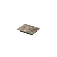 INK Post Wastafel keramische slab envelop bak zonder kraangat 60x45x1 Earth glossy - thumbnail