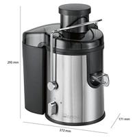 Clatronic Sapcentrifuge AE3666 400 W Zwart, RVS Directe sapuitloop - thumbnail