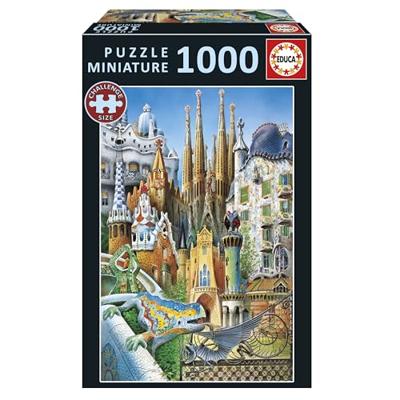 Puzzel - EDUCA - Gaudí, Miniatuurcollage - 1000 stukjes