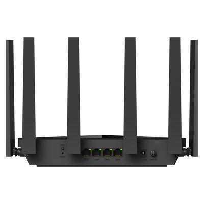 Cudy Tri-Band WiFi 7 BE11000 Router, 6-Stream 10 Gbps, 4 × 2.5G-poorten, tot 11000Mbps, VPN-server en client, Cudy APP en Mesh, 6 × High-gain Antennes, WR11000
