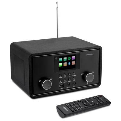Internetradio - MEDION - DAB - Bluetooth - 2x10W RMS - Zwart Internetradio - MEDION - DAB - Bluetooth - 2x10W RMS - Zwart