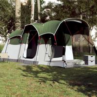 Tunneltent 8-persoons waterdicht groen - thumbnail