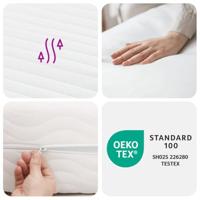 Schuimmatras hardheid H2 H3 140x210 cm wit - thumbnail