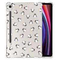 Hippe Hoes voor Samsung Galaxy Tab S9 Pinguïn - thumbnail
